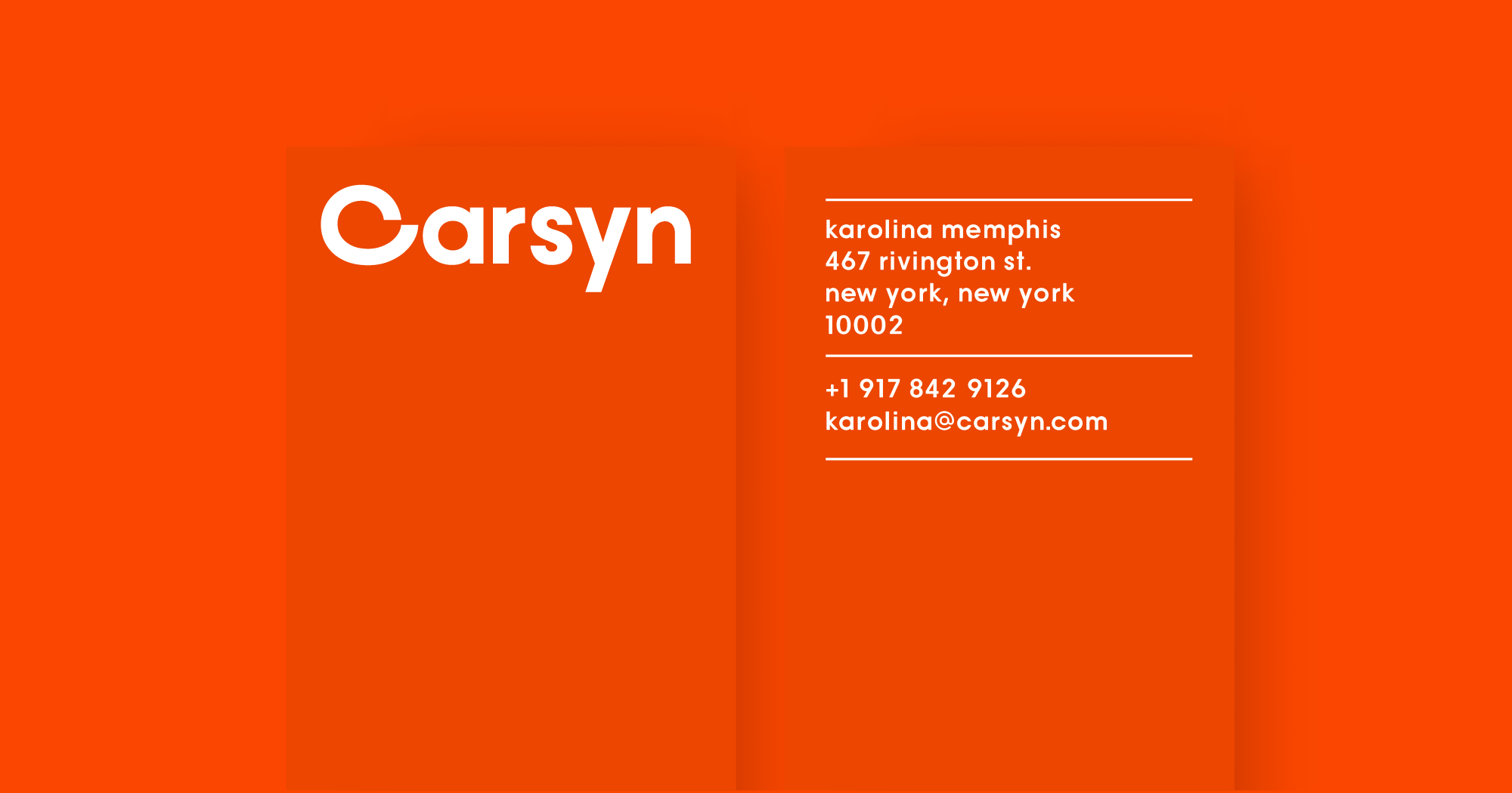 Modern business card maker