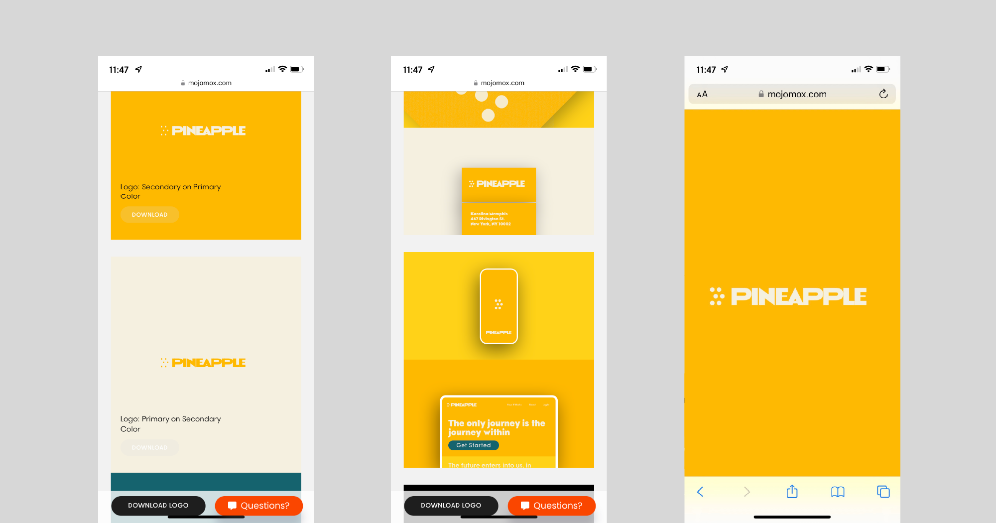 Make logo on iphone: Steps 7-9