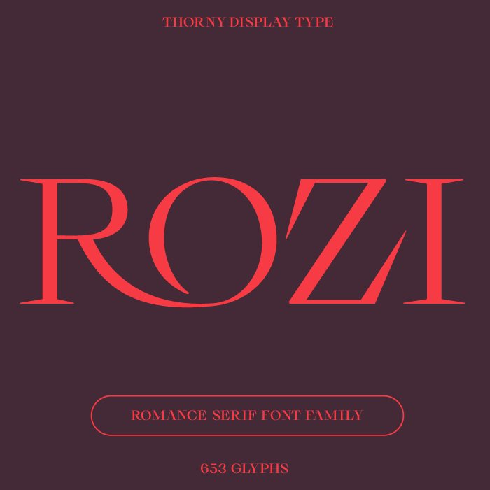 Elegant fashion font